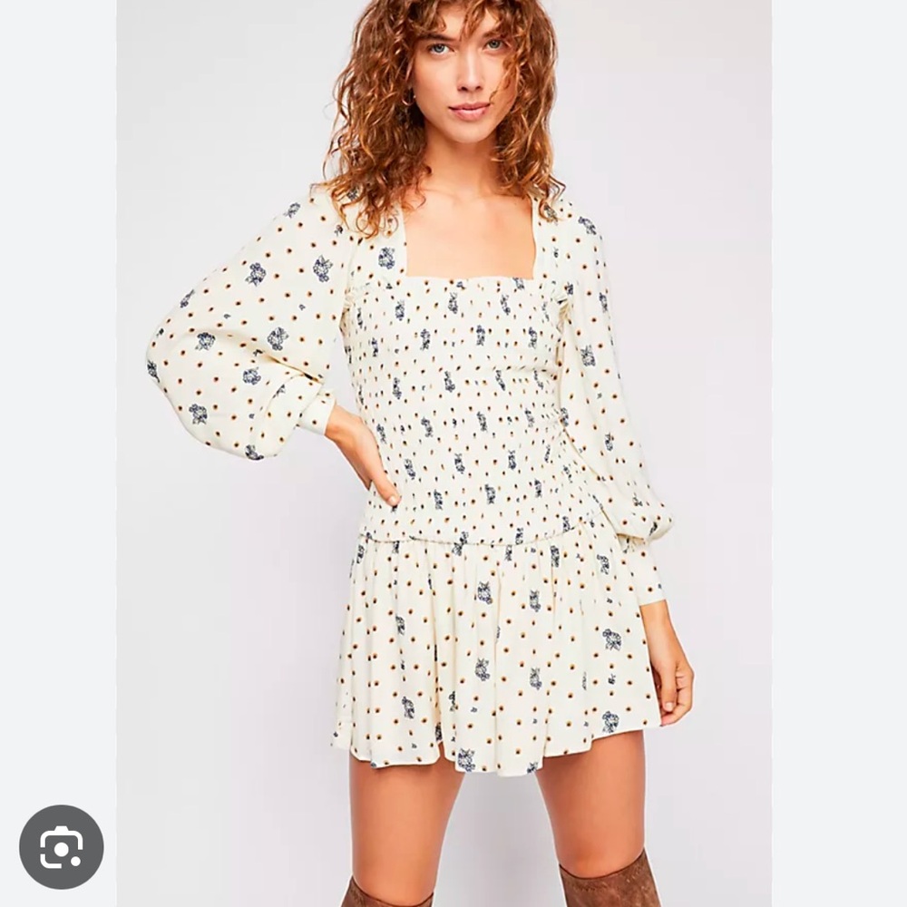 Free People Two Faces Mini Dress (M)